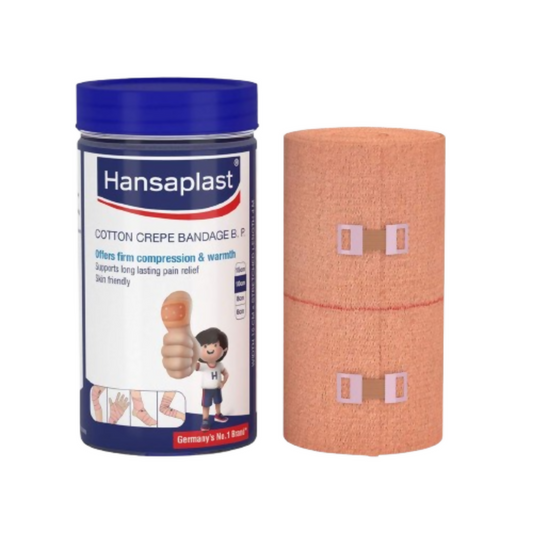 Hansaplast Soft Cotton Crepe Bandage For Pain Relief - Elastic 