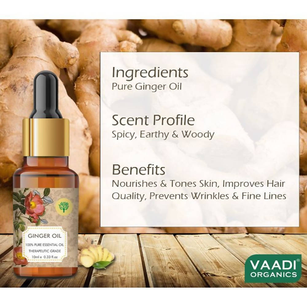 Vaadi Herbals Ginger 100% Pure Essential Oil Therapeutic Grade  Grab2Buy Vaadi Herbals Grab2Buy