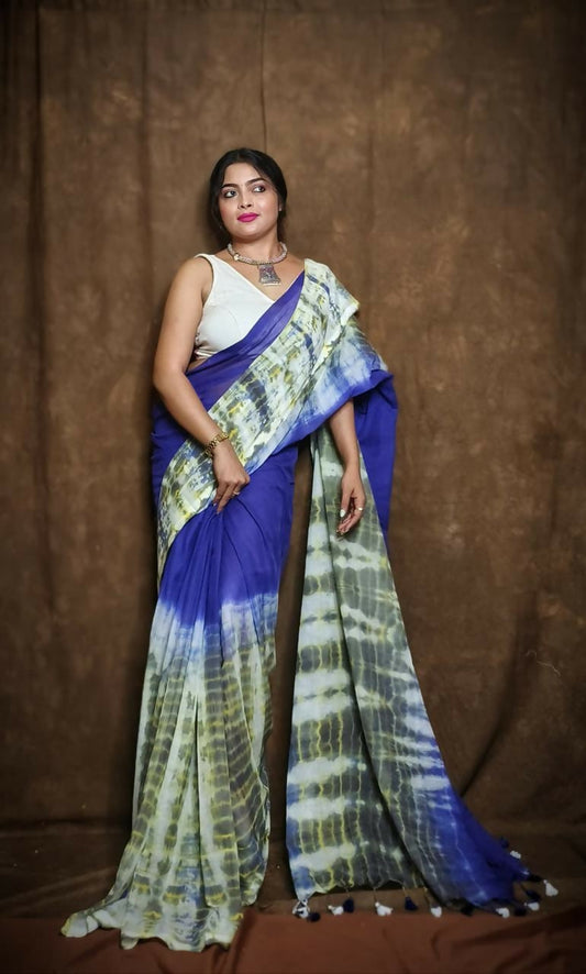 Exclusive Collection Violet Black Beautiful Super Soft Most Comfortable Pure Mul Cotton Grab2Buy 