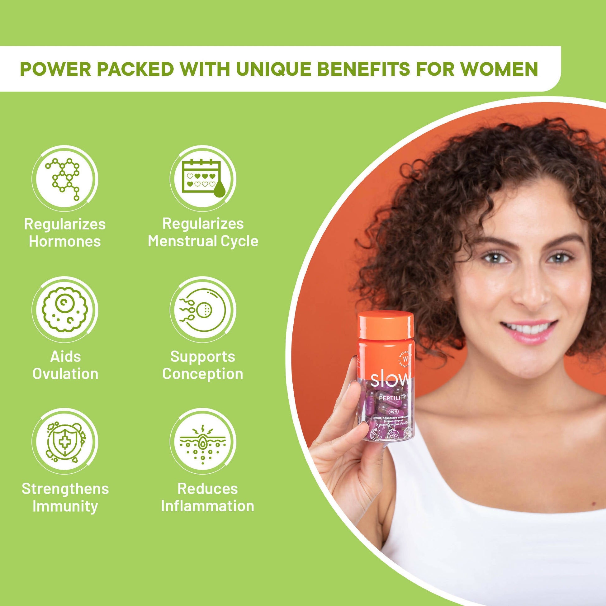 Wellbeing Nutrition Slow | Fertility for Her Capsules - Grab2buy