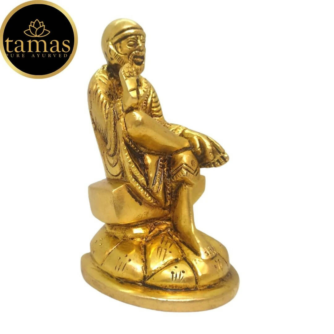 Tamas Brass Handmade Shirdi Sai Baba (Golden) - Grab2buy