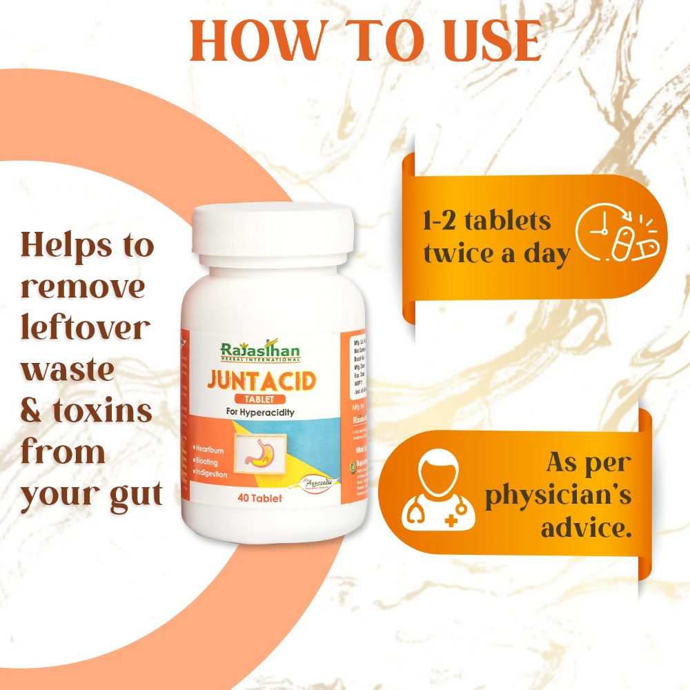 Rajasthan Herbals Junt Acid Tablets 