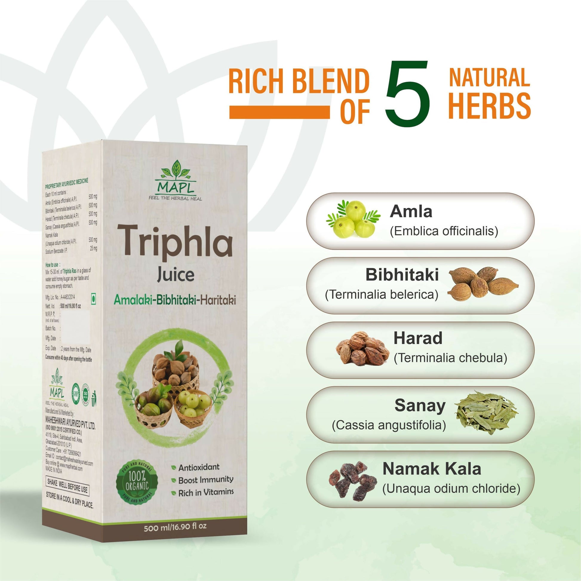 MAPL Triphala Juice 