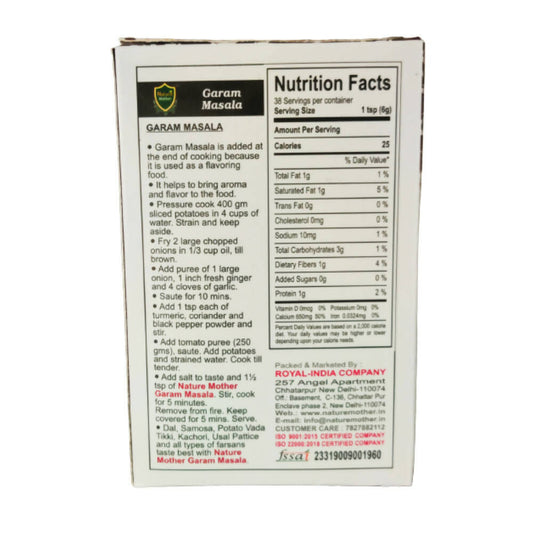 Nature Mother Garam Masala - Grab2buy