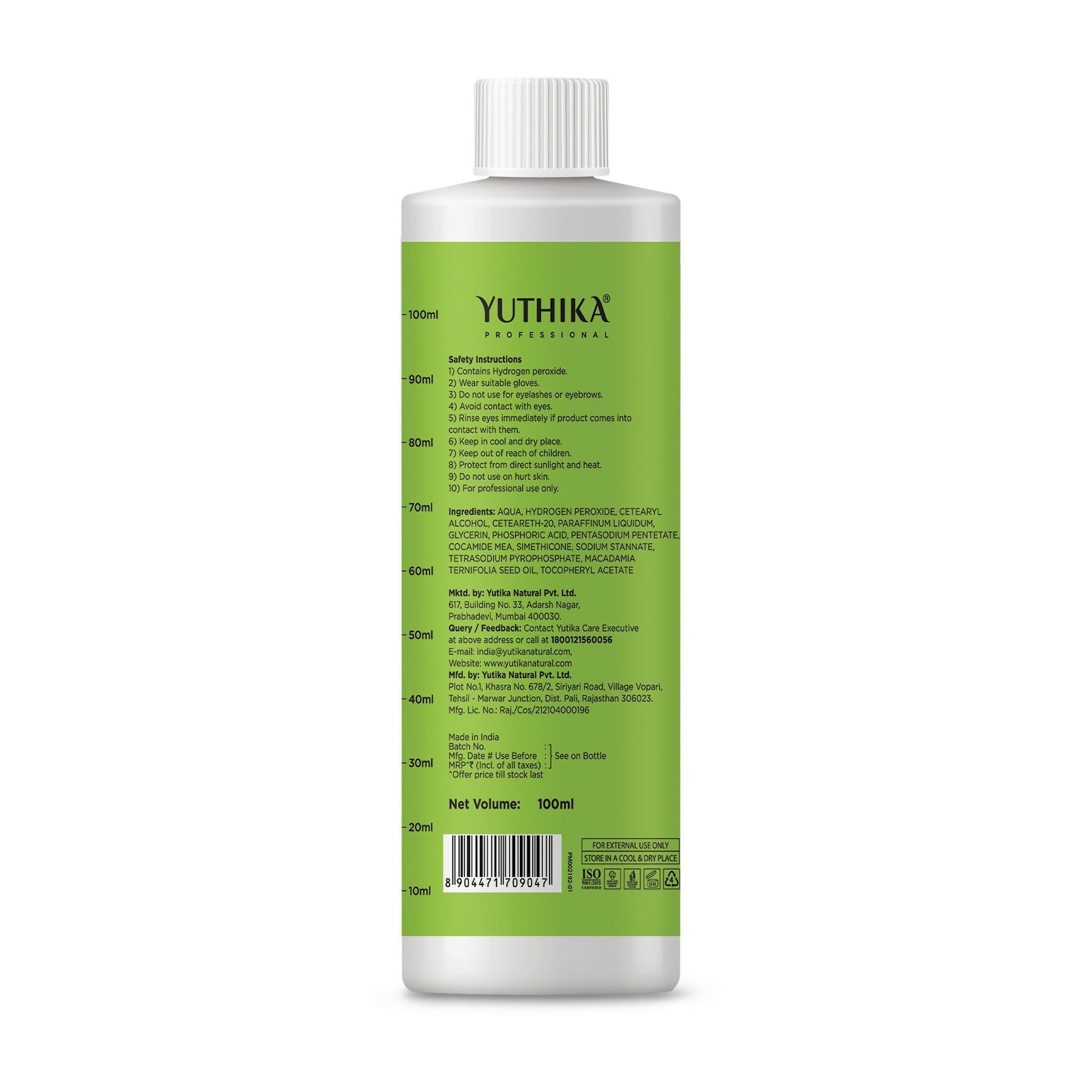 Yuthika Professional Hair Developer 40 Volume (12%)  Grab2Buy Yuthika Grab2Buy