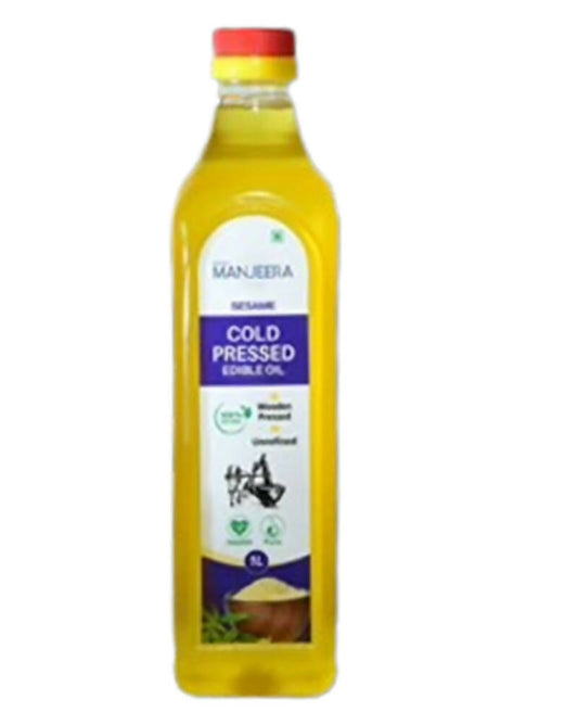 Manjeera Sesame Cold (Wood) Pressed Edible Oil 
