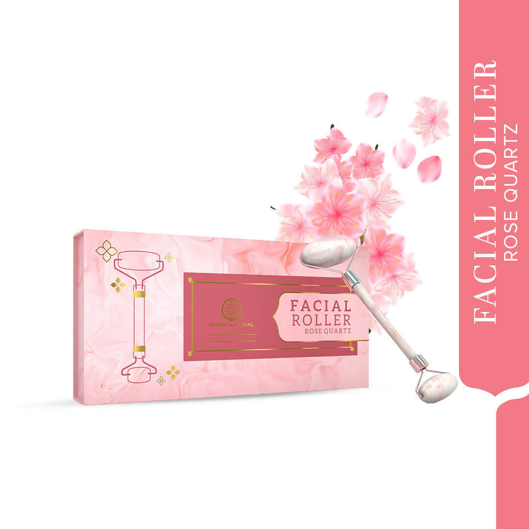 Khadi Natural Rose Quartz Facial Roller  Grab2Buy Khadi Natural Grab2Buy