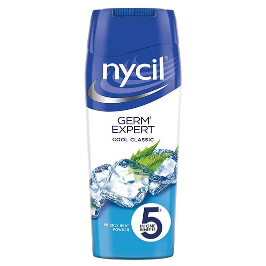 Nycil Germ Expert Cool Classic Prickly Heat Talcum Powder 