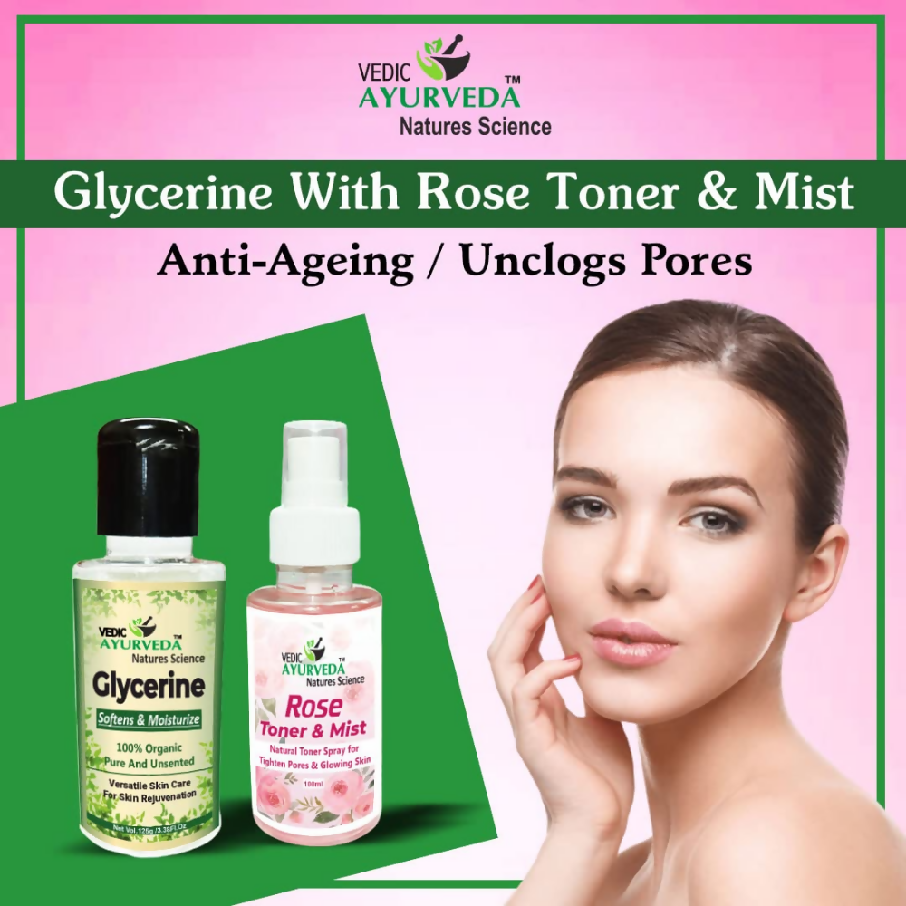 VedicAyurveda Glycerine With Rose Toner & Mist  Grab2Buy VedicAyurveda Grab2Buy