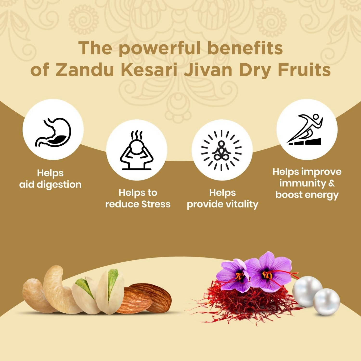 Zandu Kesari Jivan Dry Fruits Chyawanprash 