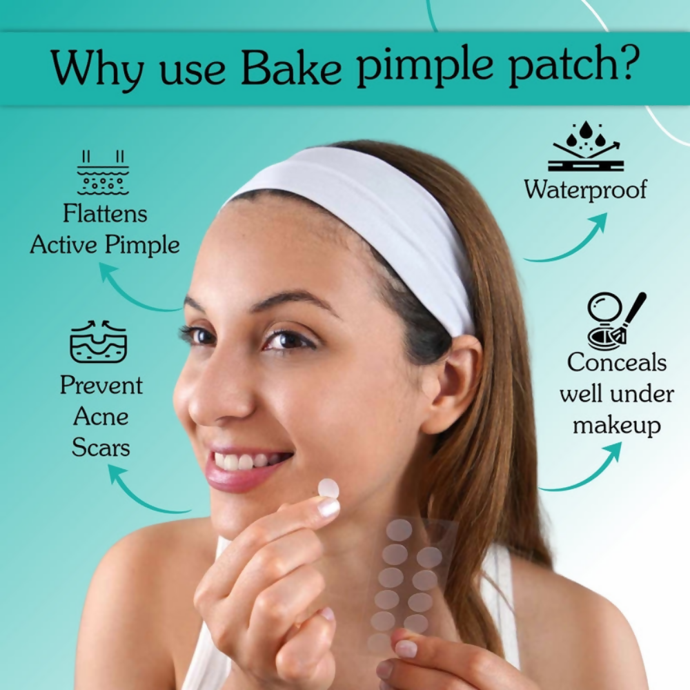 Bake 2% Salicylic Acid Pimple Patches (144 Dots) | Swadesiicart