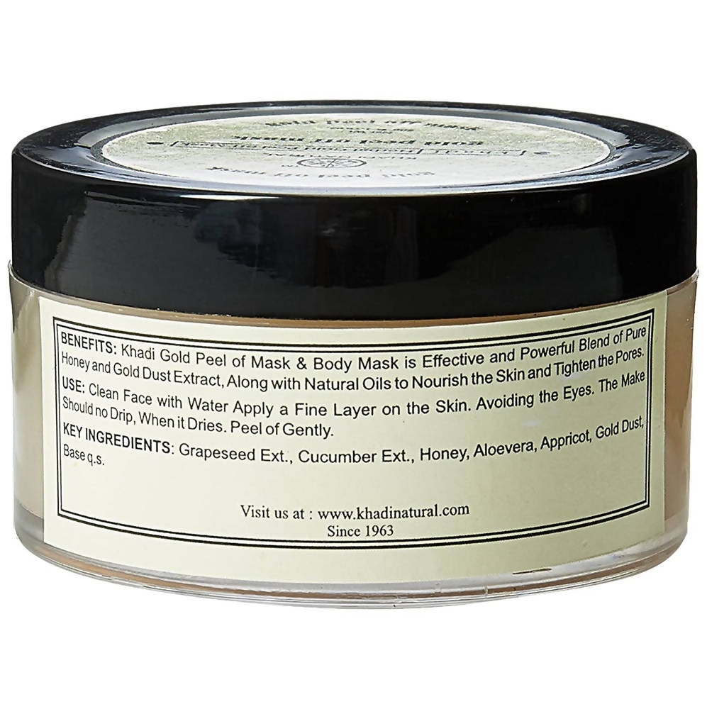 Khadi Natural Gold Peel off Mask  Grab2Buy Khadi Natural Grab2Buy