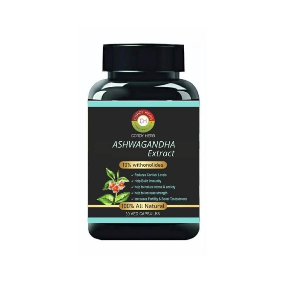 Cordy Herb Ashwagandha Extract Capsules - Grab2buy
