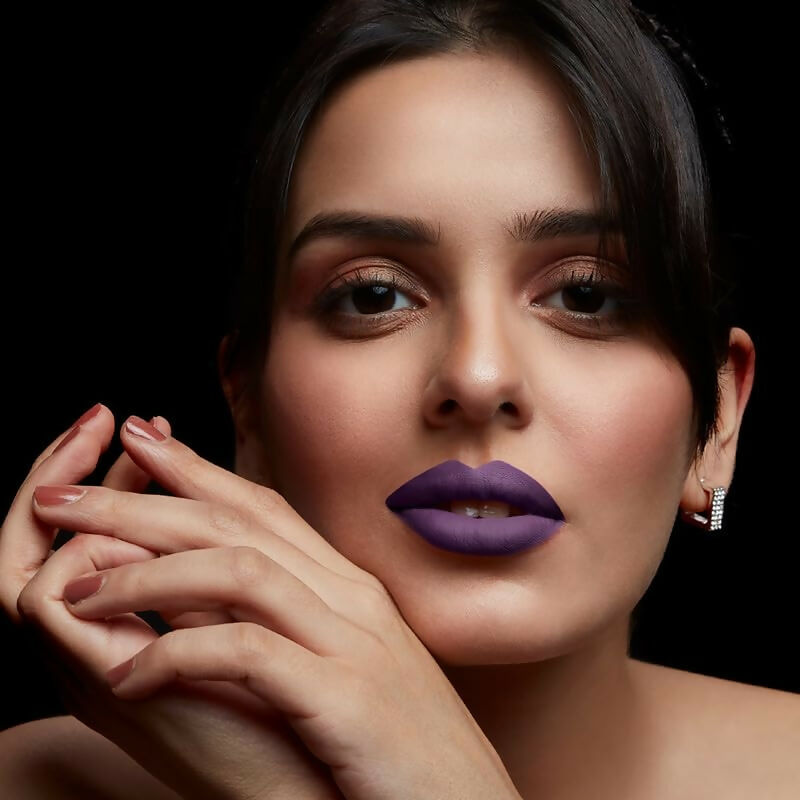 Pilgrim Liquid Matte Lipstick with Hyaluronic Acid - Purple Lust - Grab2buy