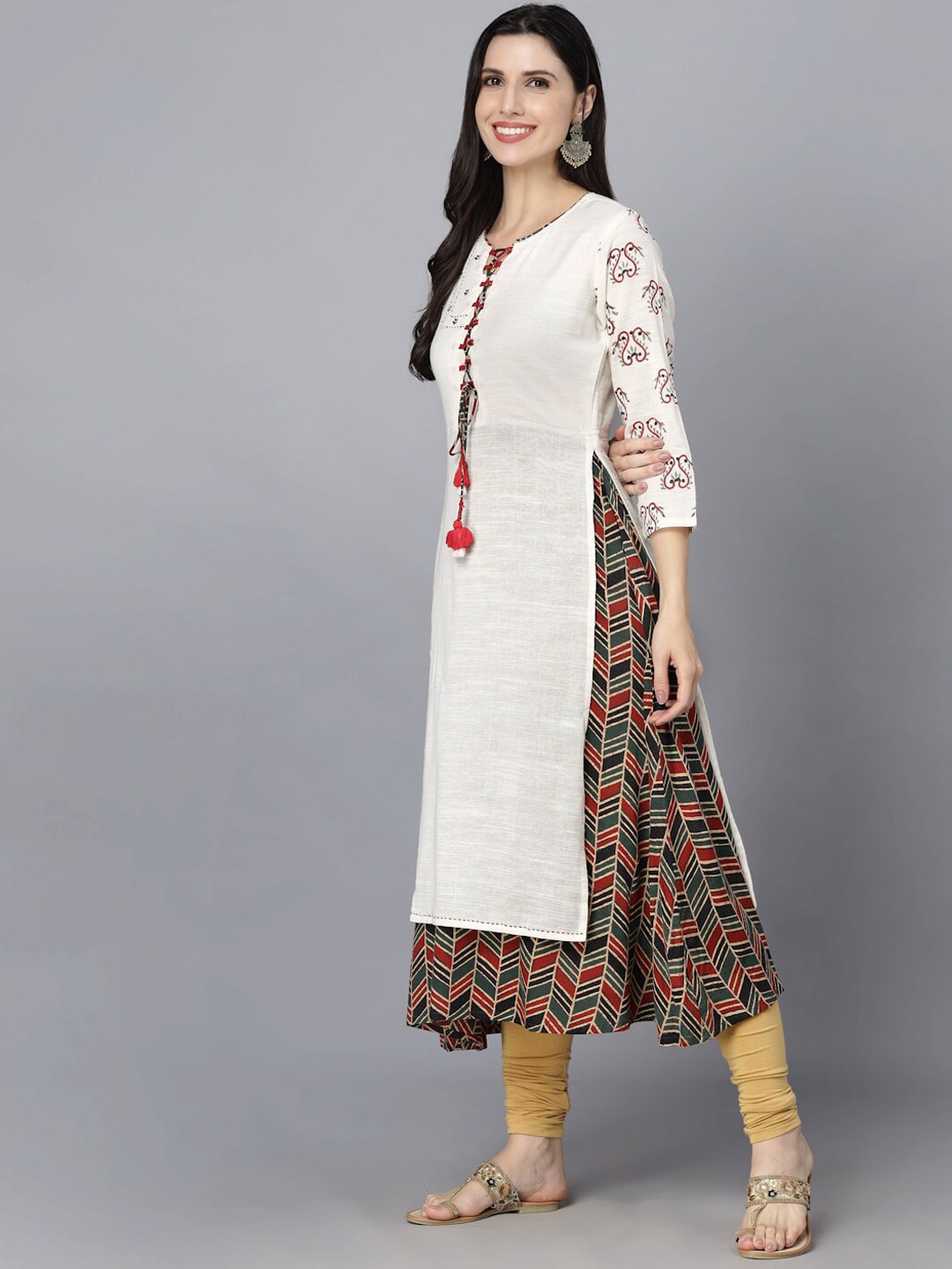 HERE&NOW Women Ethnic Motifs Printed Kurta