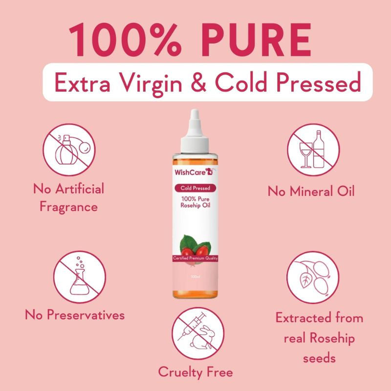 Wishcare 100% Pure Rosehip Oil  Grab2Buy Wishcare Grab2Buy