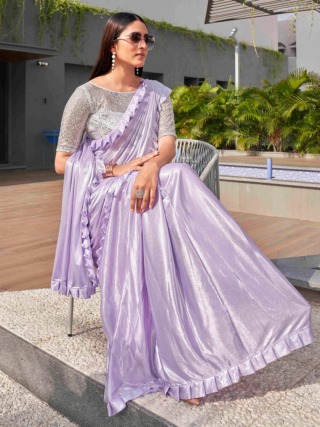 Tikhi Imli Lavender Embellished Grab2Buy 