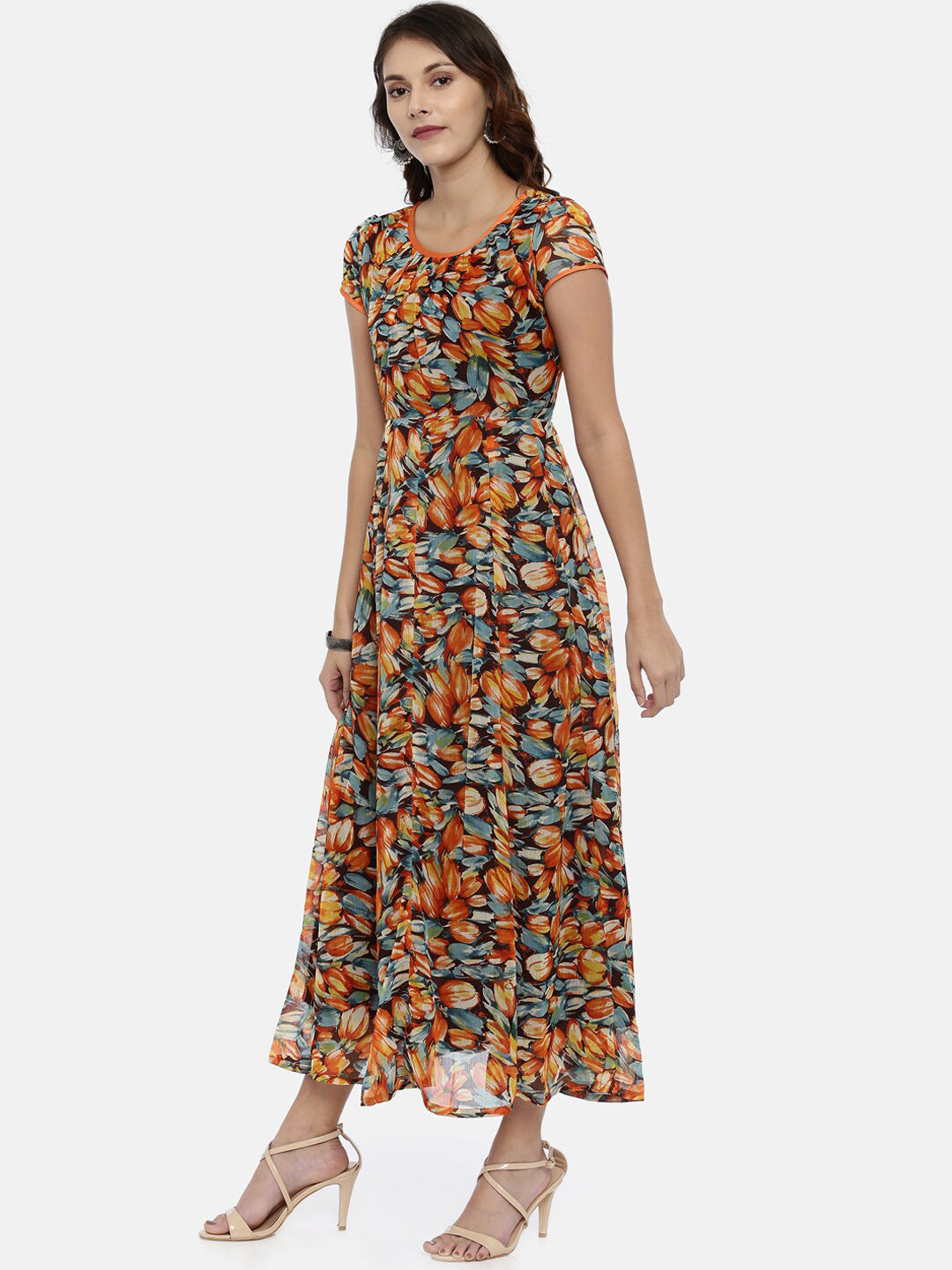 Souchii Women Assorted Printed Fit And Flare Kurta Dress 