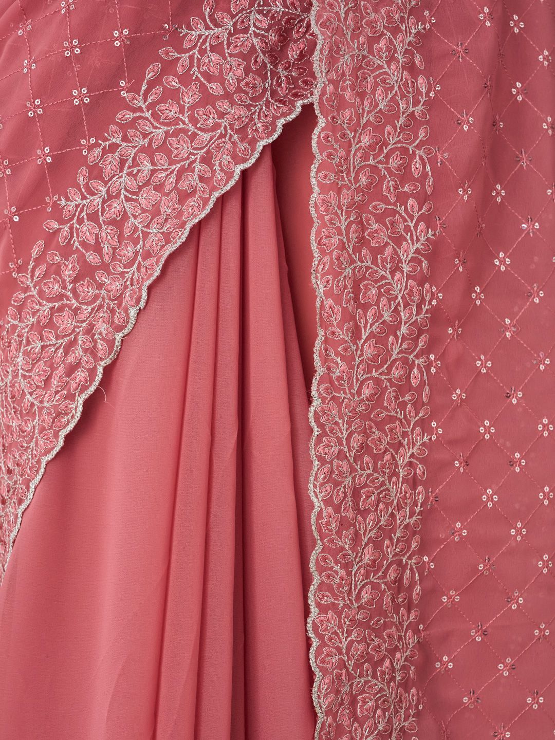 kasee Embroidered Poly Georgette Saree
