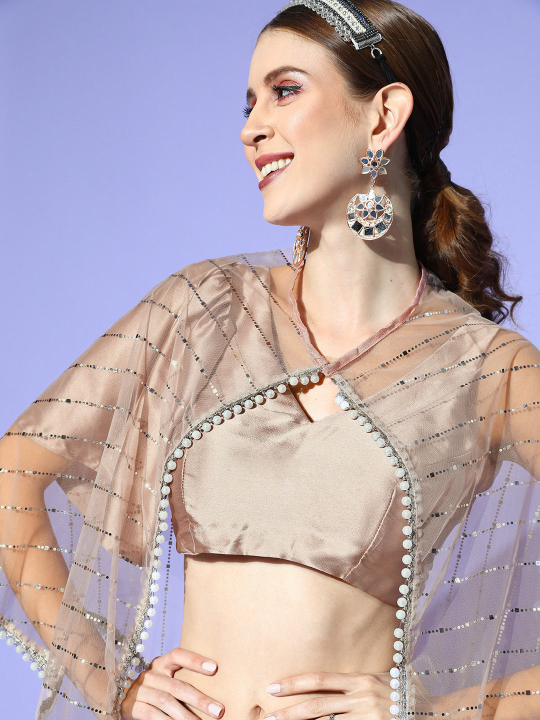 Tikhi Imli Satin Grab2Buy With Cape 