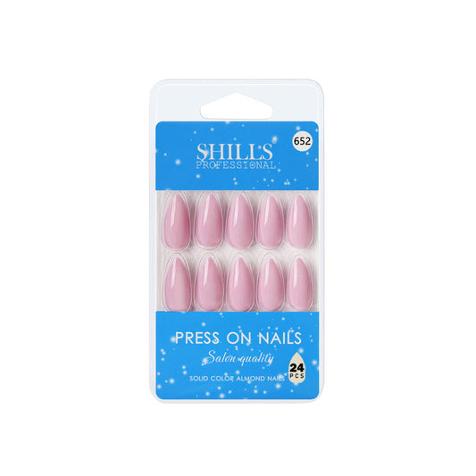 Shills Professional Reusable Press On Nails Almond - SPN652