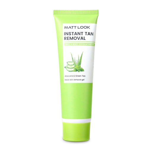 Matt Look Instant Tan Removal With Aloevera & Green Tea
