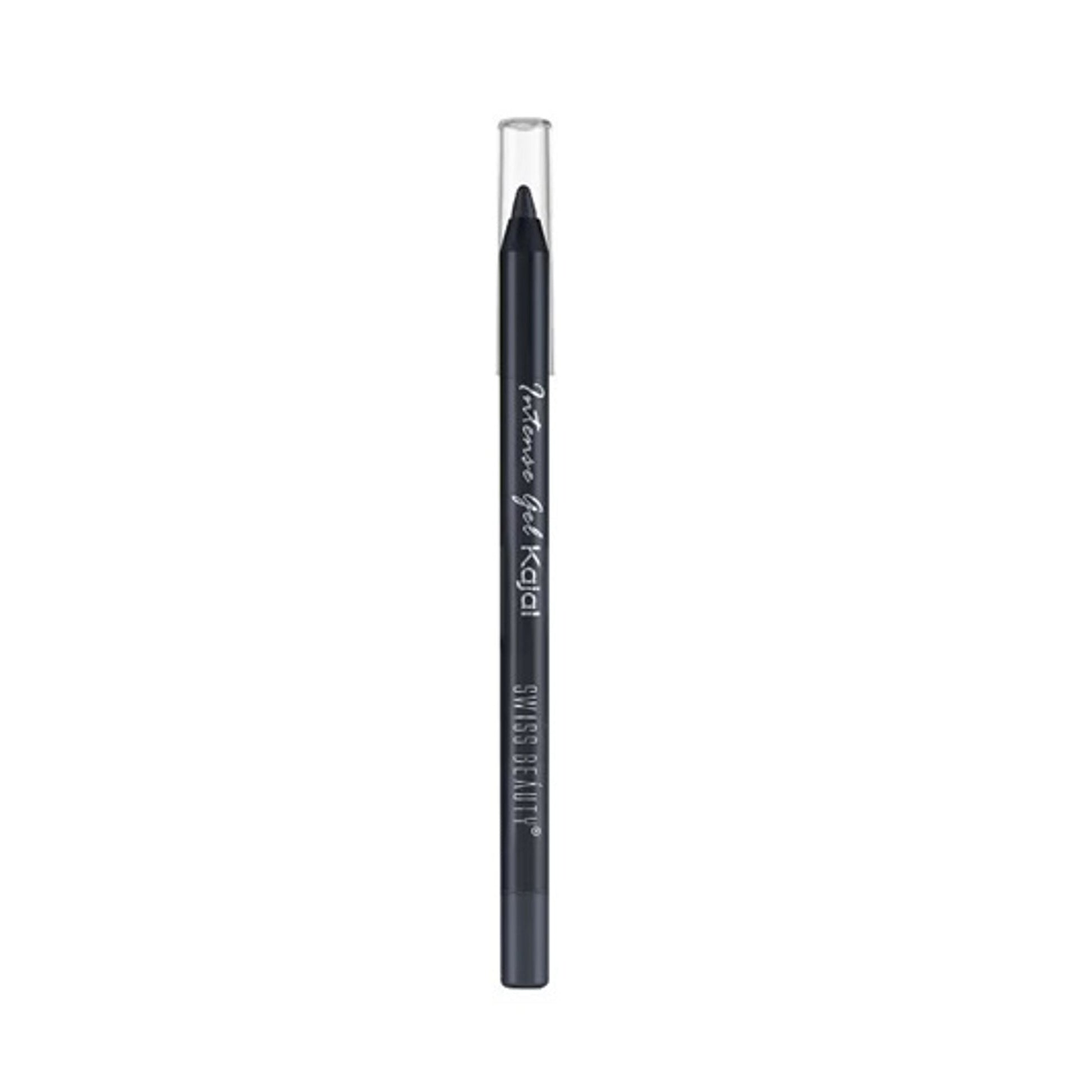 Swiss Beauty Intense Gel Kajal 12-Hour Stay Smudge-Proof with Sharpener - 8904325004380_10smoky