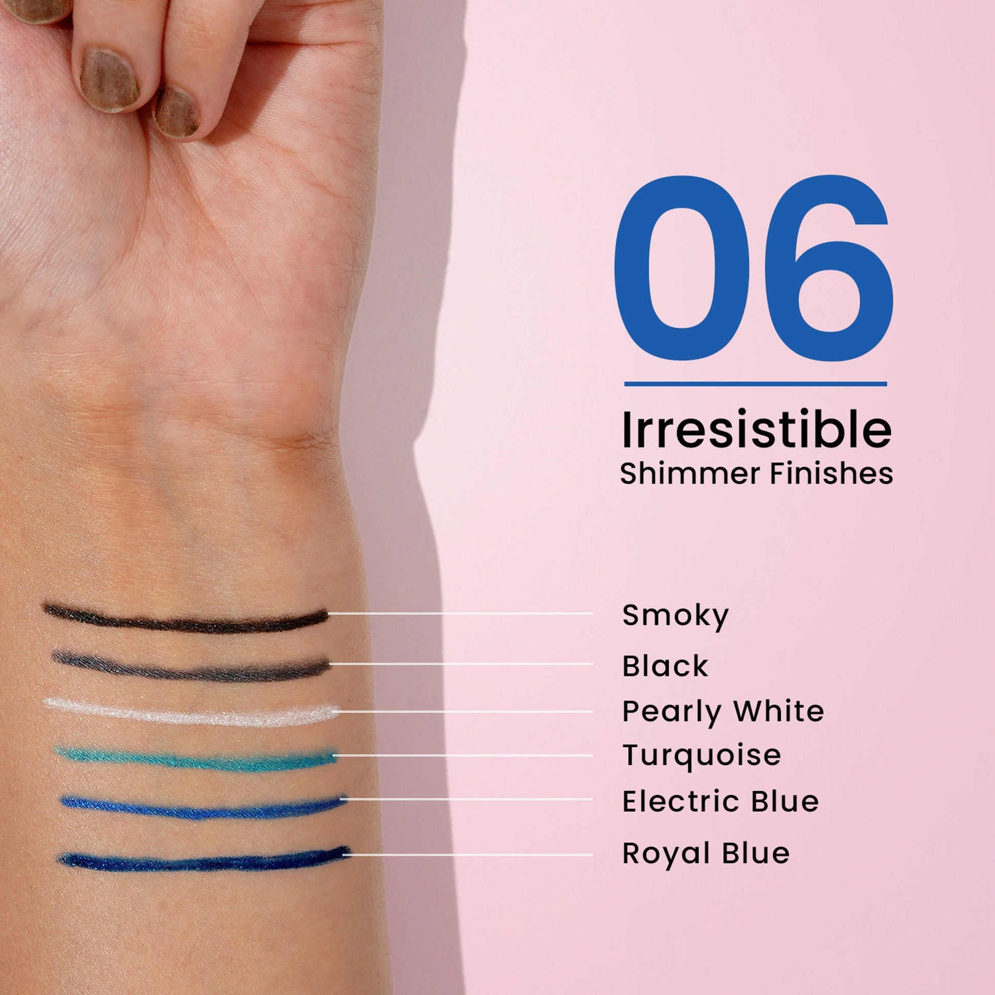 Swiss Beauty Intense Gel Kajal 12-Hour Stay Smudge-Proof with Sharpener - 8904325004427_04electricblue