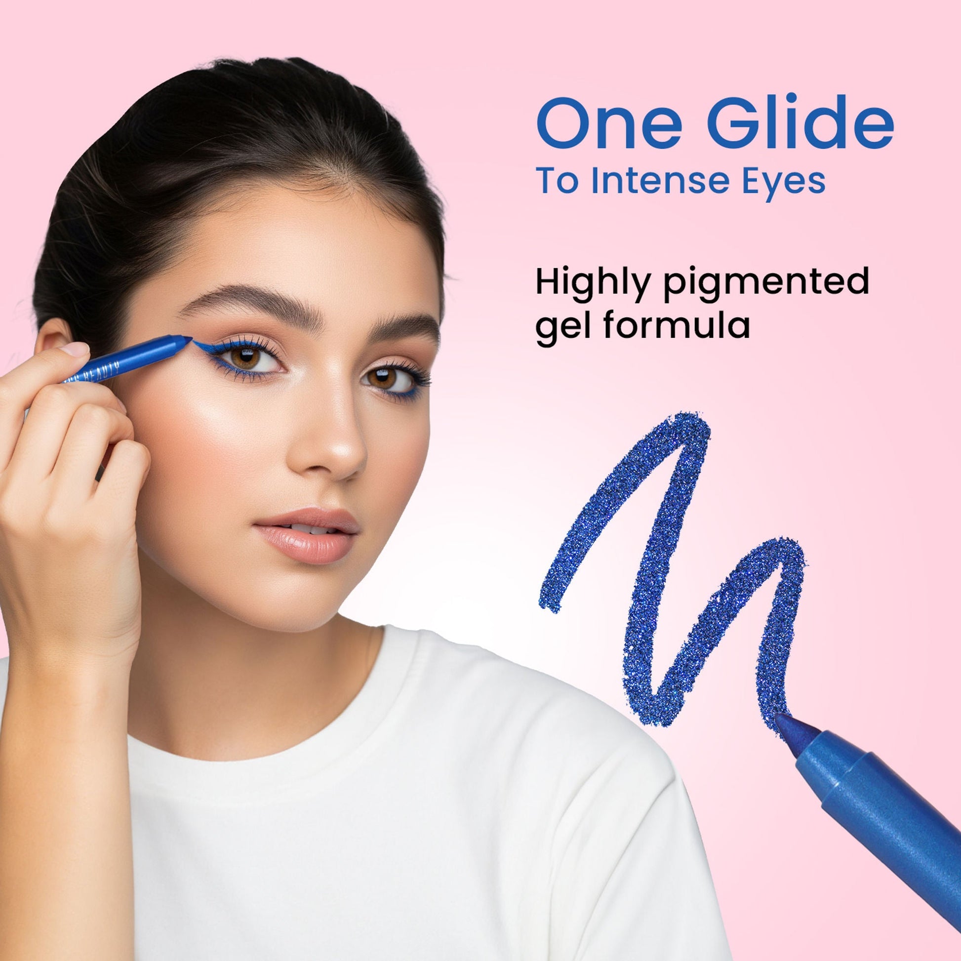 Swiss Beauty Intense Gel Kajal 12-Hour Stay Smudge-Proof with Sharpener - 8904325004434_08royalblue