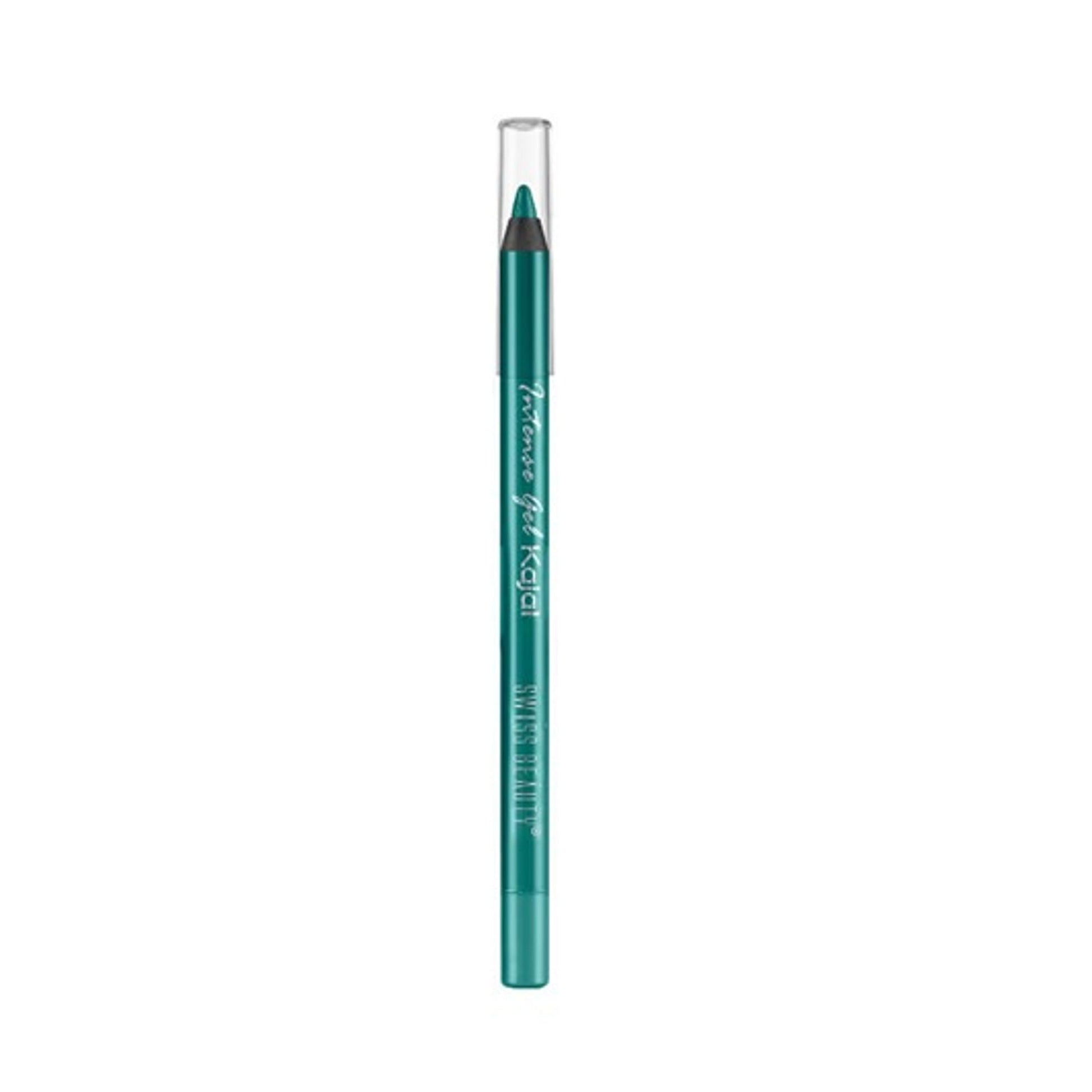 Swiss Beauty Intense Gel Kajal 12-Hour Stay Smudge-Proof with Sharpener - 8904325004441_11turquoise