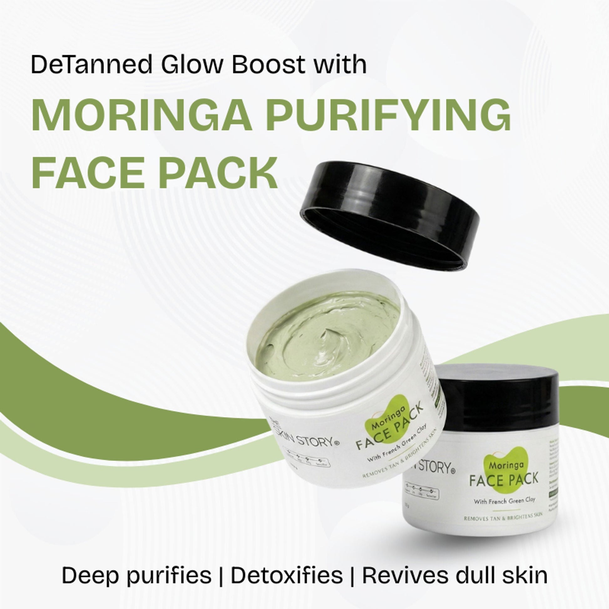 The Skin Story Moringa Face Pack For Deep Cleansing  Grab2Buy The Skin Story Grab2Buy