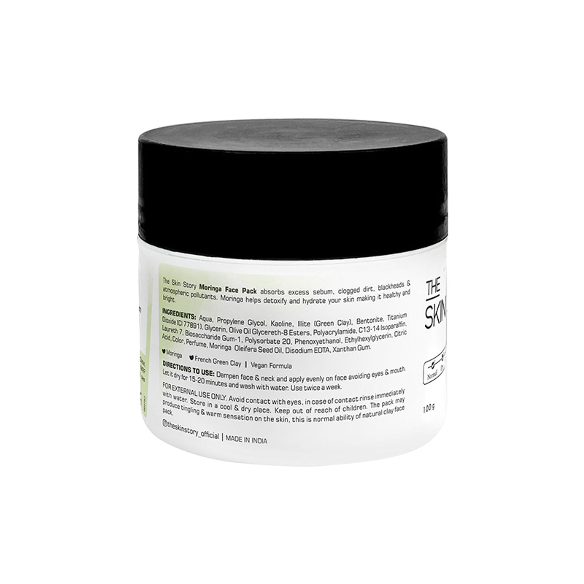 The Skin Story Moringa Face Pack For Deep Cleansing  Grab2Buy The Skin Story Grab2Buy