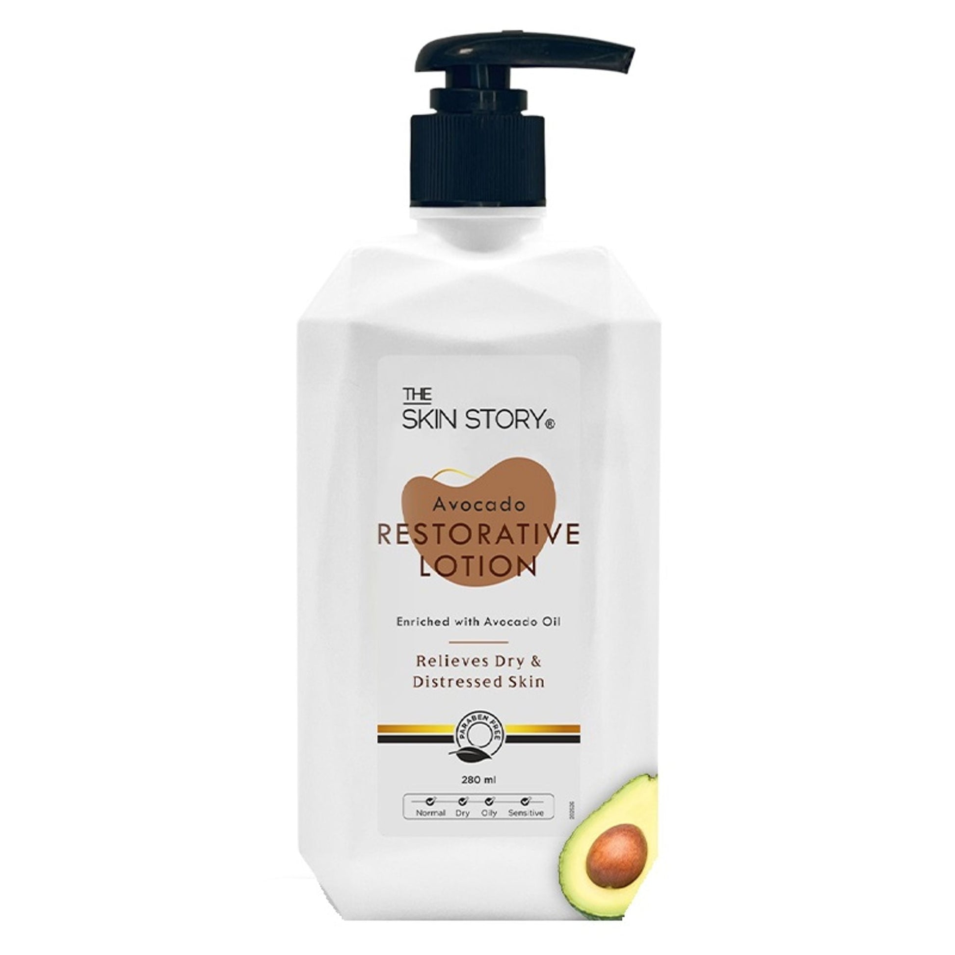 The Skin Story Avocado Moisturizing & Brightening Body Lotion For Dry Skin - Shea Butter Niacinamide  Grab2Buy The Skin Story Grab2Buy