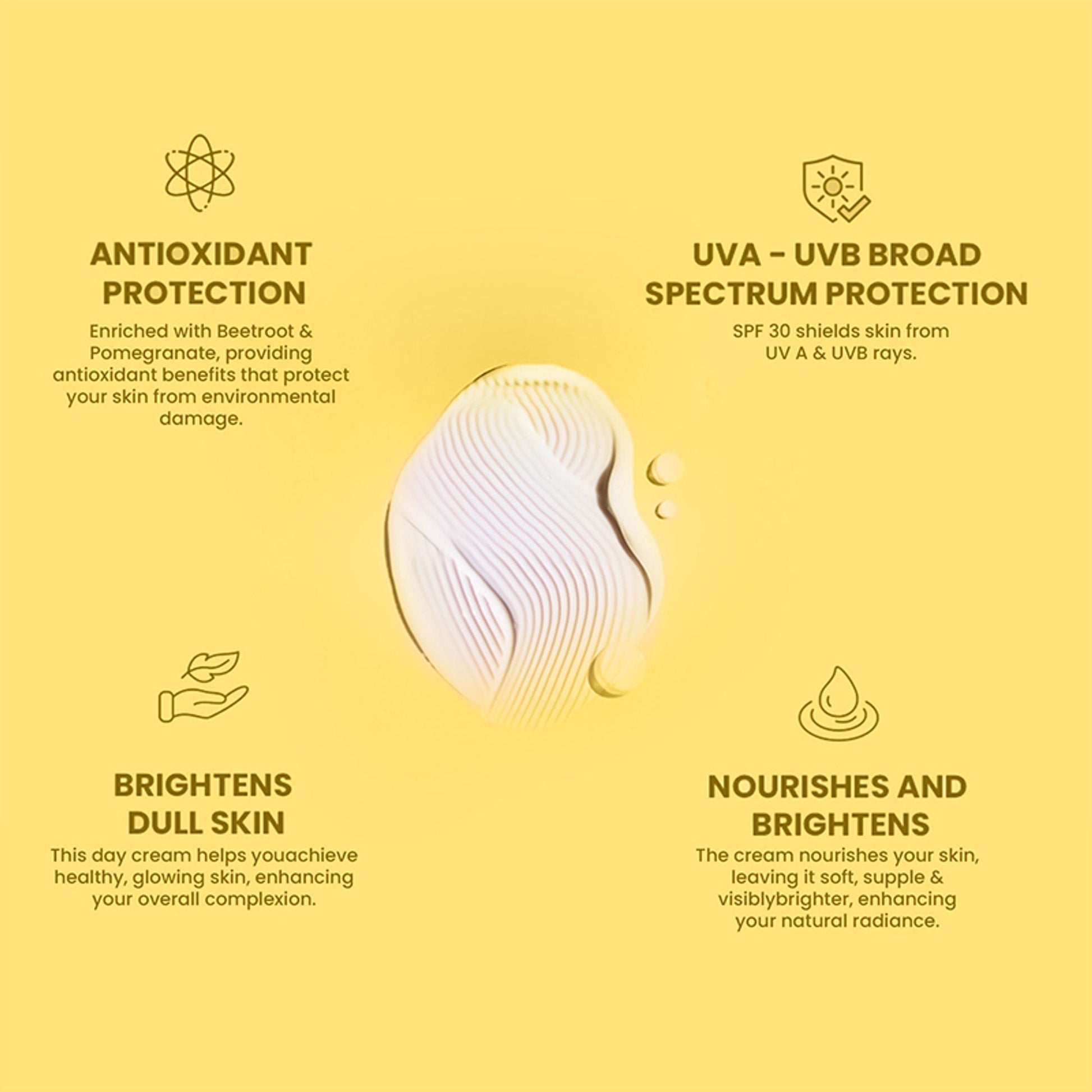 The Skin Story Sun Protection Day Face Cream For Brighter Glowing Skin With SPF 30 PA+++ & Beetroot  Grab2Buy The Skin Story Grab2Buy
