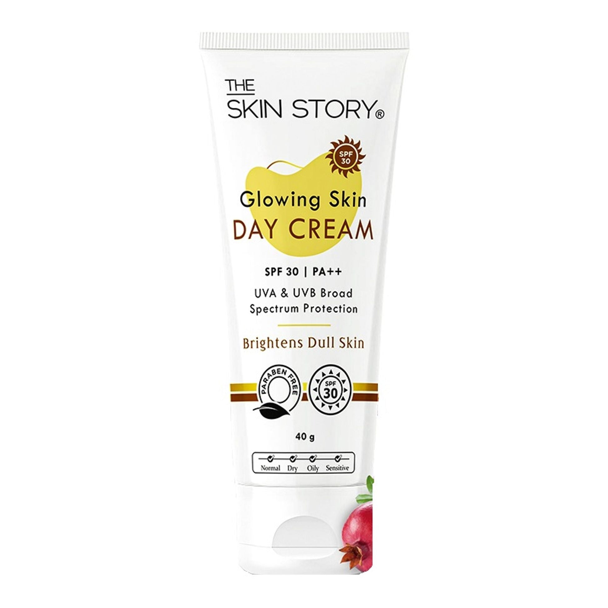 The Skin Story Sun Protection Day Face Cream For Brighter Glowing Skin With SPF 30 PA+++ & Beetroot  Grab2Buy The Skin Story Grab2Buy