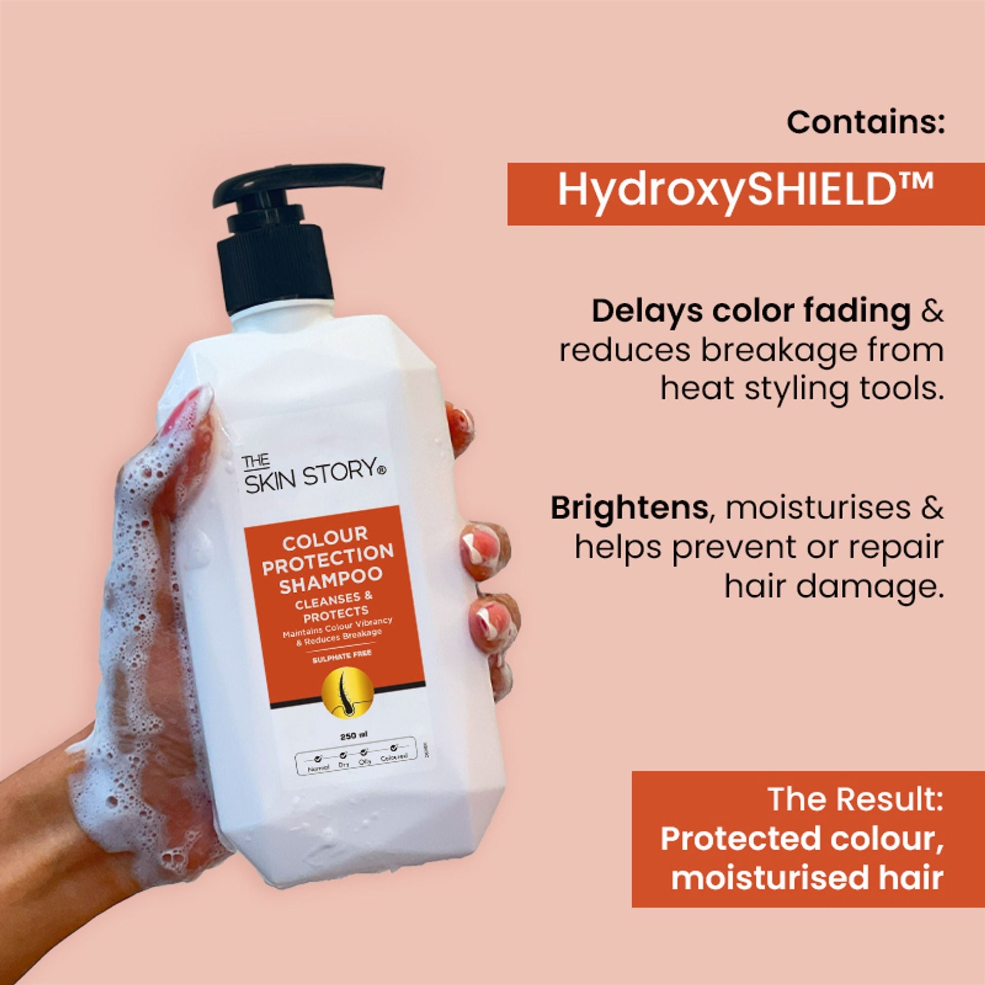 The Skin Story Colour Protection Shampoo For Vibrant Soft Shiny Hair  Grab2Buy The Skin Story Grab2Buy