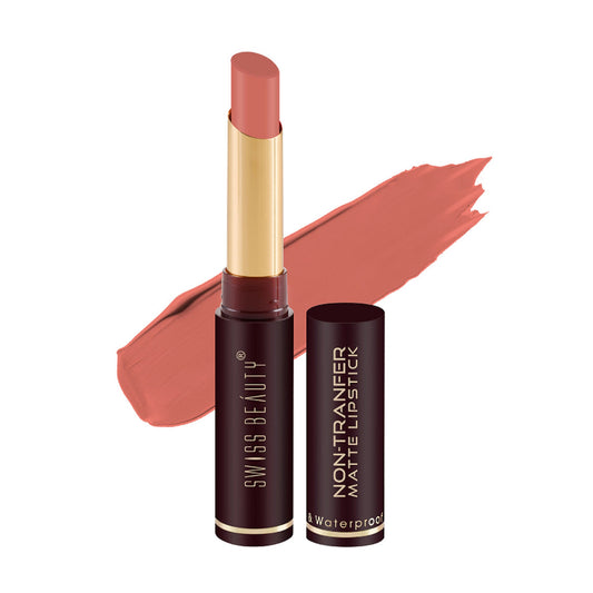 Swiss Beauty Non-Transfer Matte Lipstick - 30 Caramel Delights