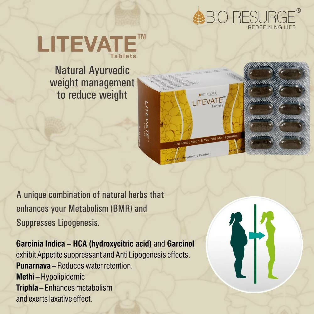 Bio Resurge Life Litevate Tablets 
