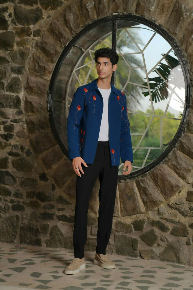 Torque Teal Blue Shacket by Hilo Design  Grab2Buy Hilo Design Grab2Buy