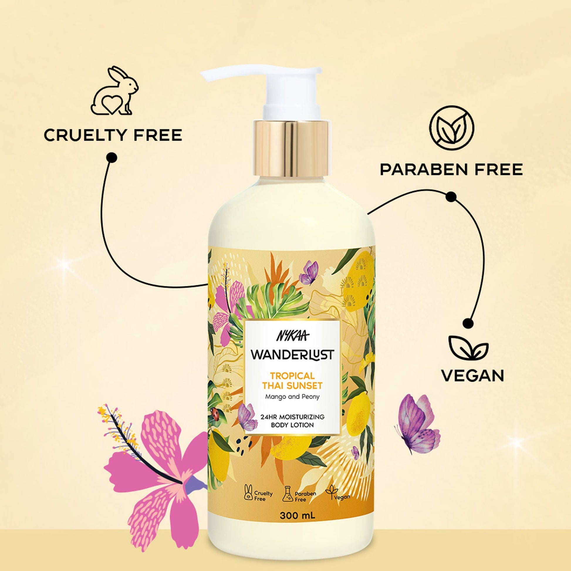 Wanderlust Moisturizing Body Lotion - Tropical Thai Sunset  Grab2Buy Wanderlust Grab2Buy