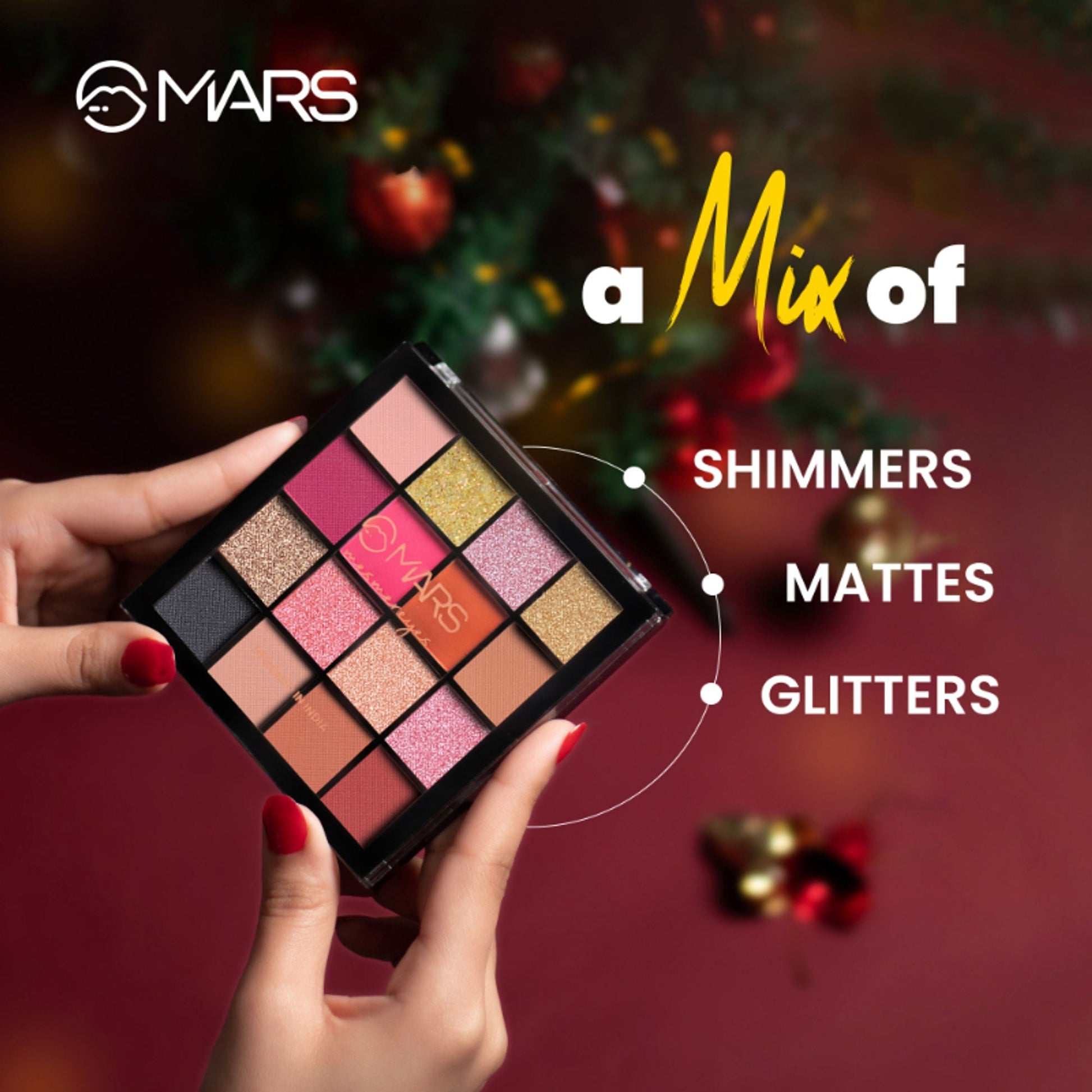 MARS Cosmetics Mesmereyes Eyeshadow Palette - 3 