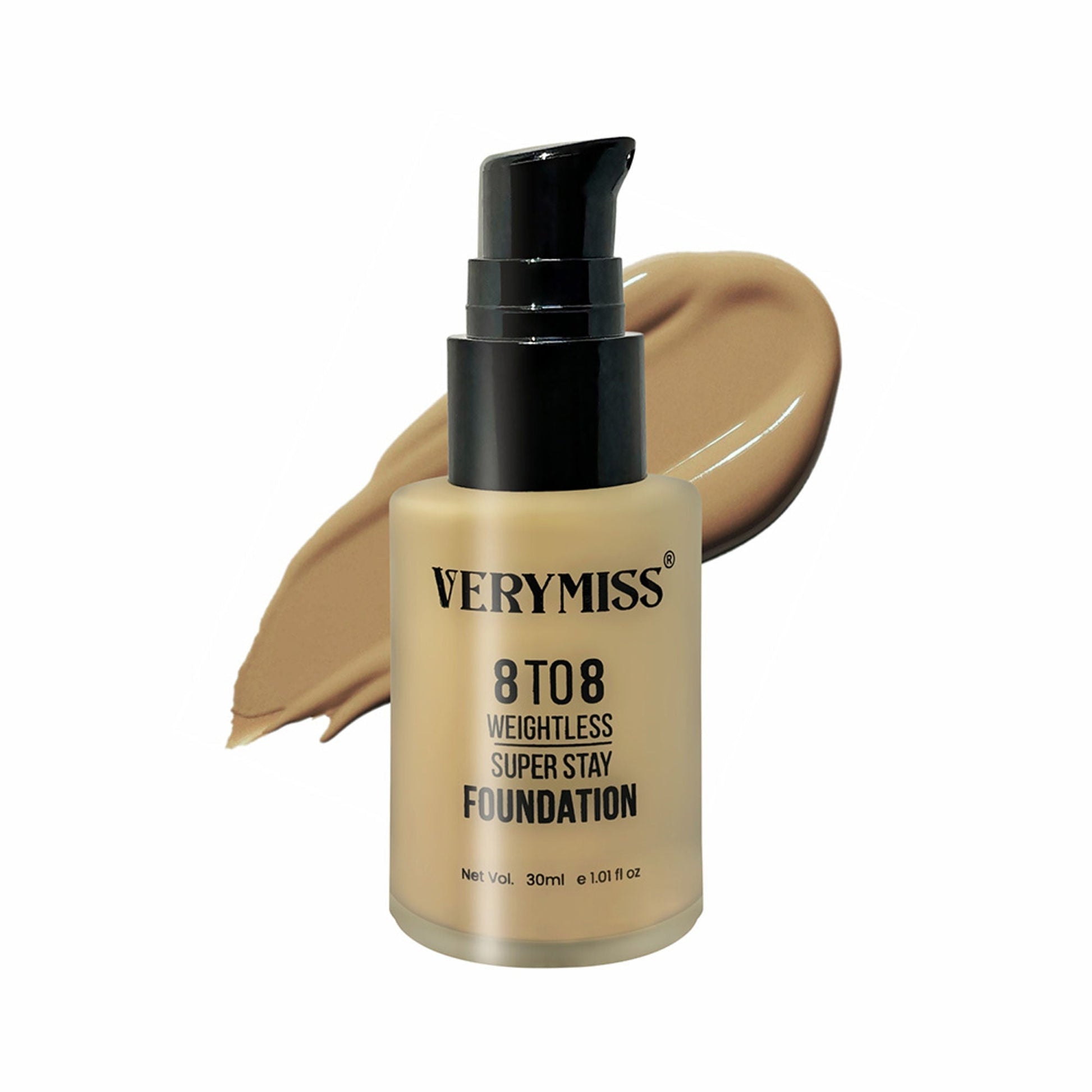 VERYMISS 8 To 8 Weightless Super Stay Foundation - 114 Beige  Grab2Buy VERYMISS Grab2Buy