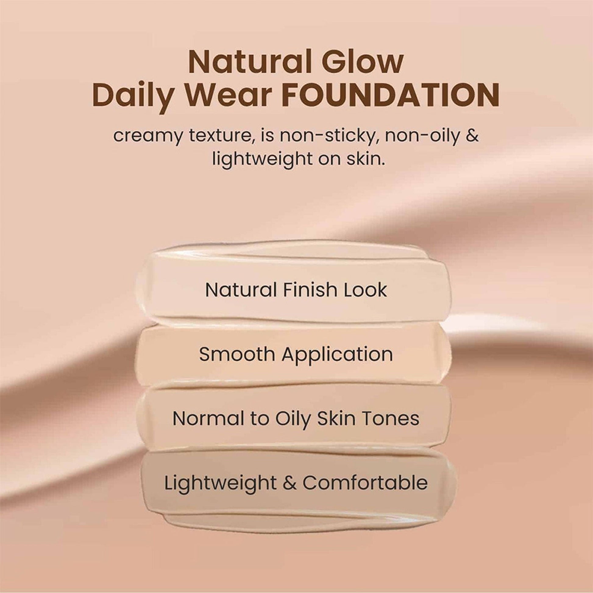 VERYMISS Natural Glow Daily Wear Foundation - 01 Ivory  Grab2Buy VERYMISS Grab2Buy