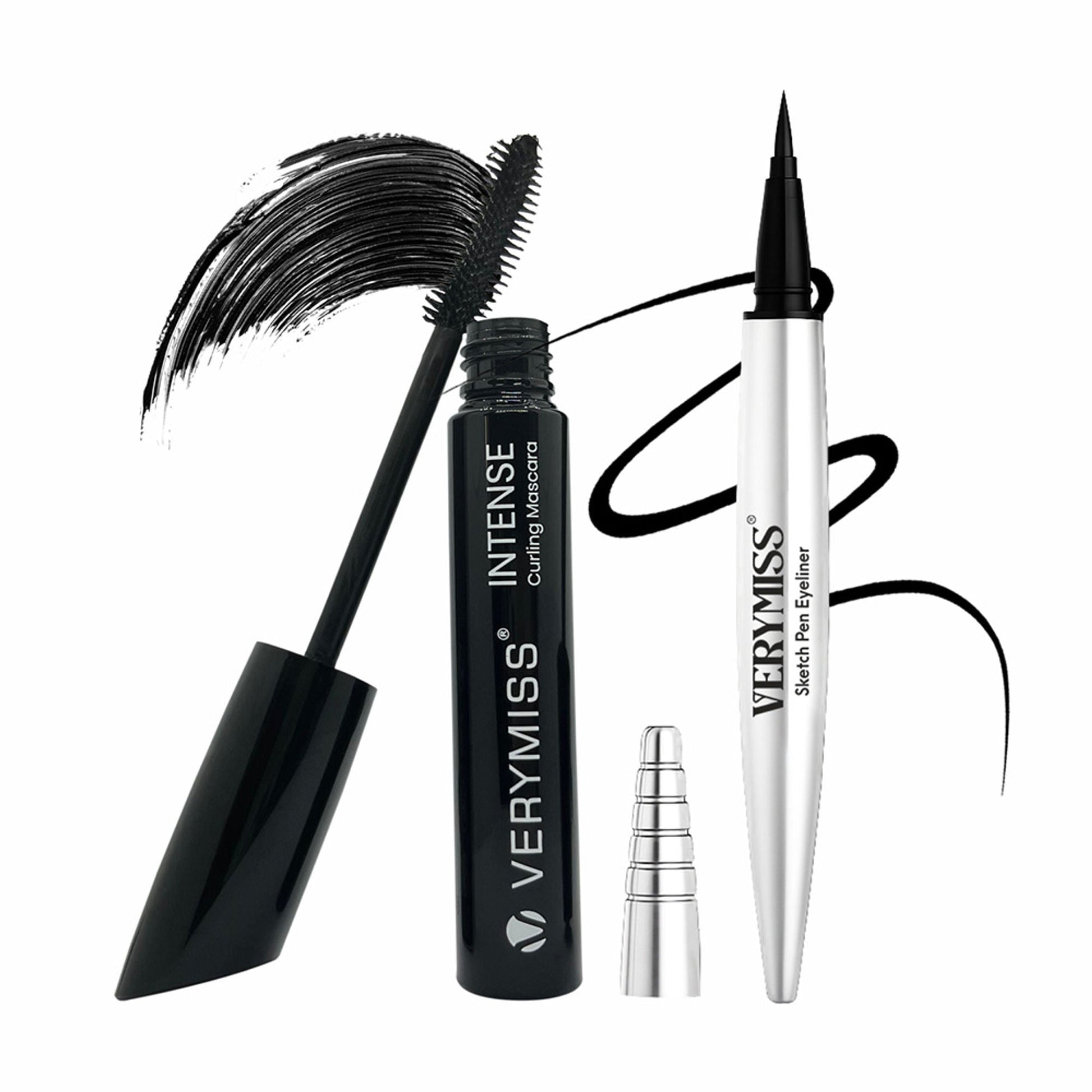 VERYMISS Waterproof Pen Eyeliner + Mascara Combo Set  Grab2Buy VERYMISS Grab2Buy
