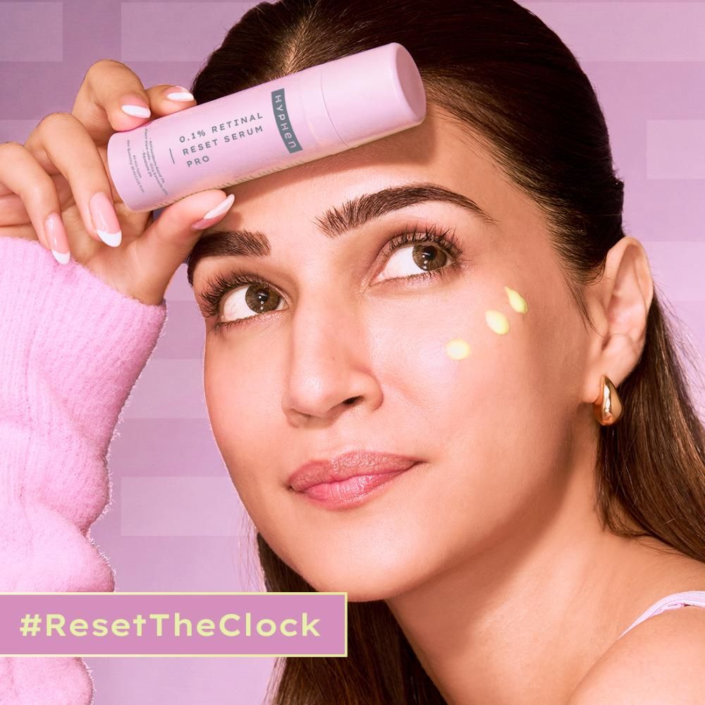 Hyphen By Kriti Sanon 0.1% Retinal Reset Serum Pro Anti Ageing Face Serum, Reduces Fine Lines & Wrinkles, Boosts Collagen 