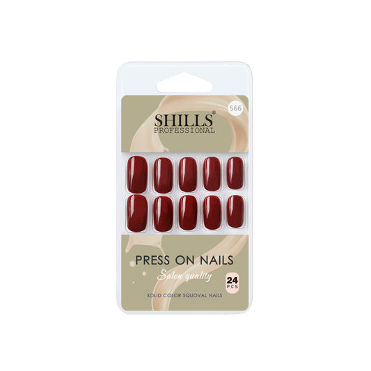 Shills Professional Reusable Press On Nails Square - SPN566