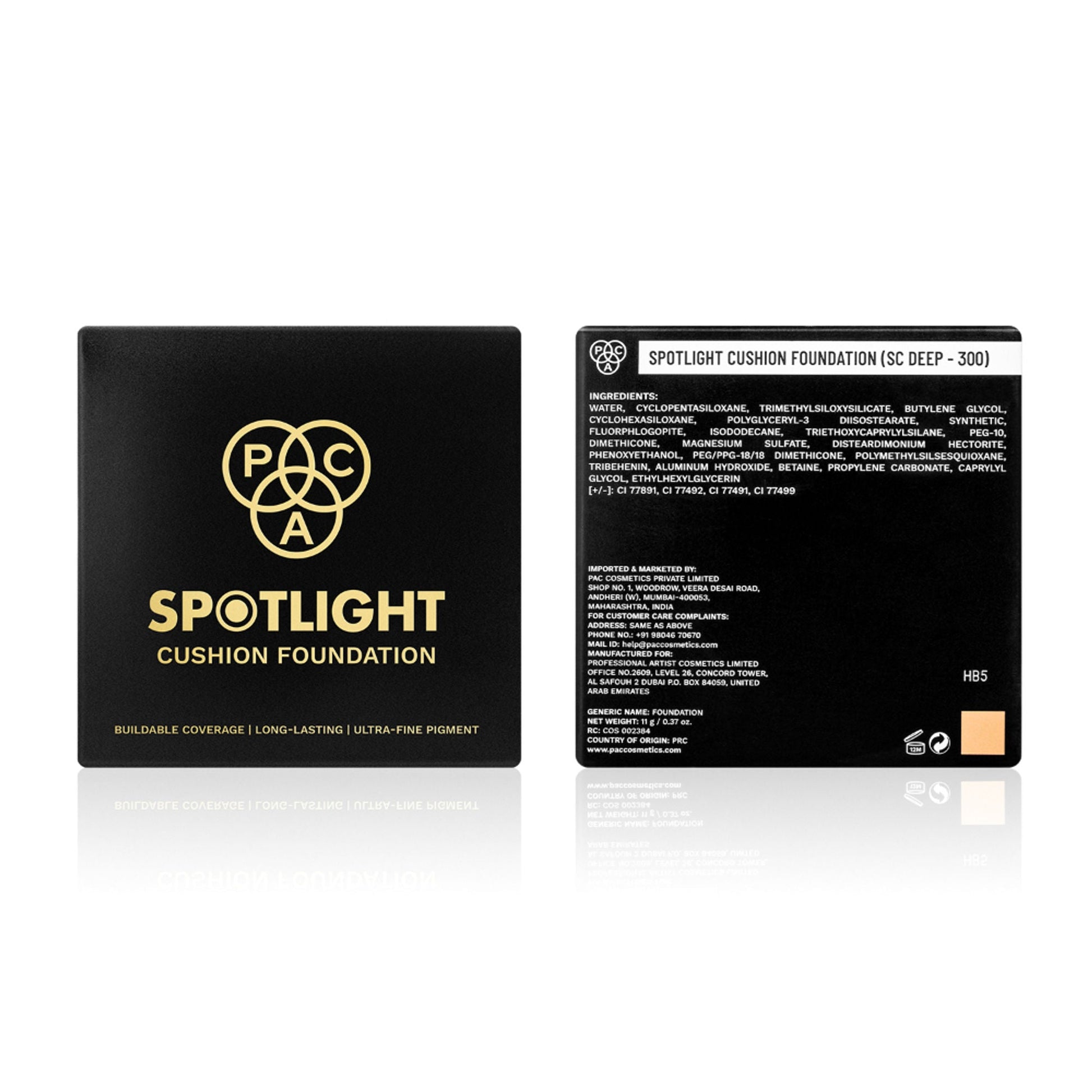 PAC Studio Spotlight Cushion Foundation - Sc Deep  300