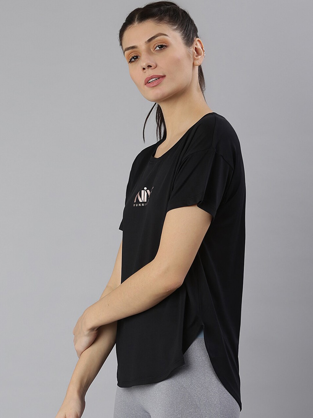 MKH Typography Extended Sleeves Dri-FIT Sports T-shirt 