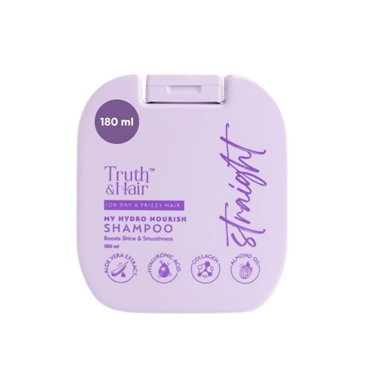 Truth & Hair Hydro Nourish Shampoo For Straight Hair With Sweet Almond Oil  Grab2Buy Truth & Hair Grab2Buy