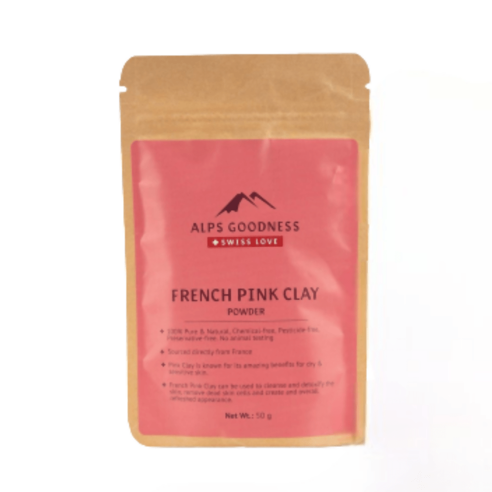 Alps Goodness French Pink Clay Powder 